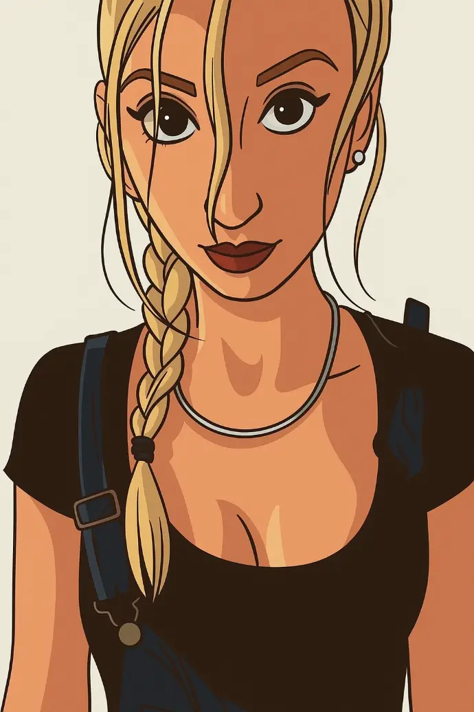 Image cartoon représentant Sarah